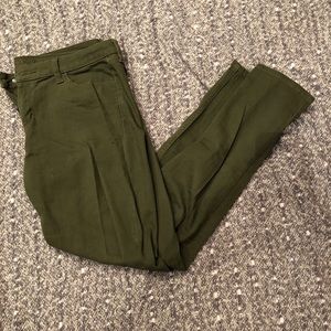 Arizona Jeans Army Green Skinny Jean
